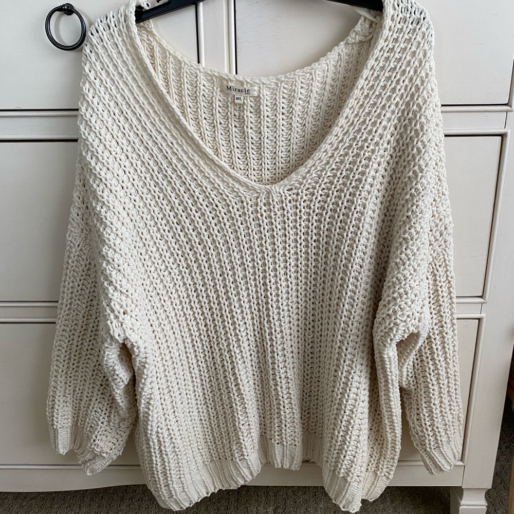Creme Knit Sweater